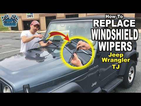 How To Replace Windshield Wipers - Jeep Wrangler TJ (Andy's Garage: Episode  - 187) - YouTube