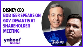 Disney CEO Bob Iger speaks about Florida Gov. Ron DeSantis at company’s annual shareholder meeting
