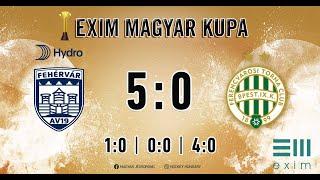 Gólösszefoglaló - Mk 13 - Hydro Fehérvár Av19 - Ftc-Telekom 50 20220122