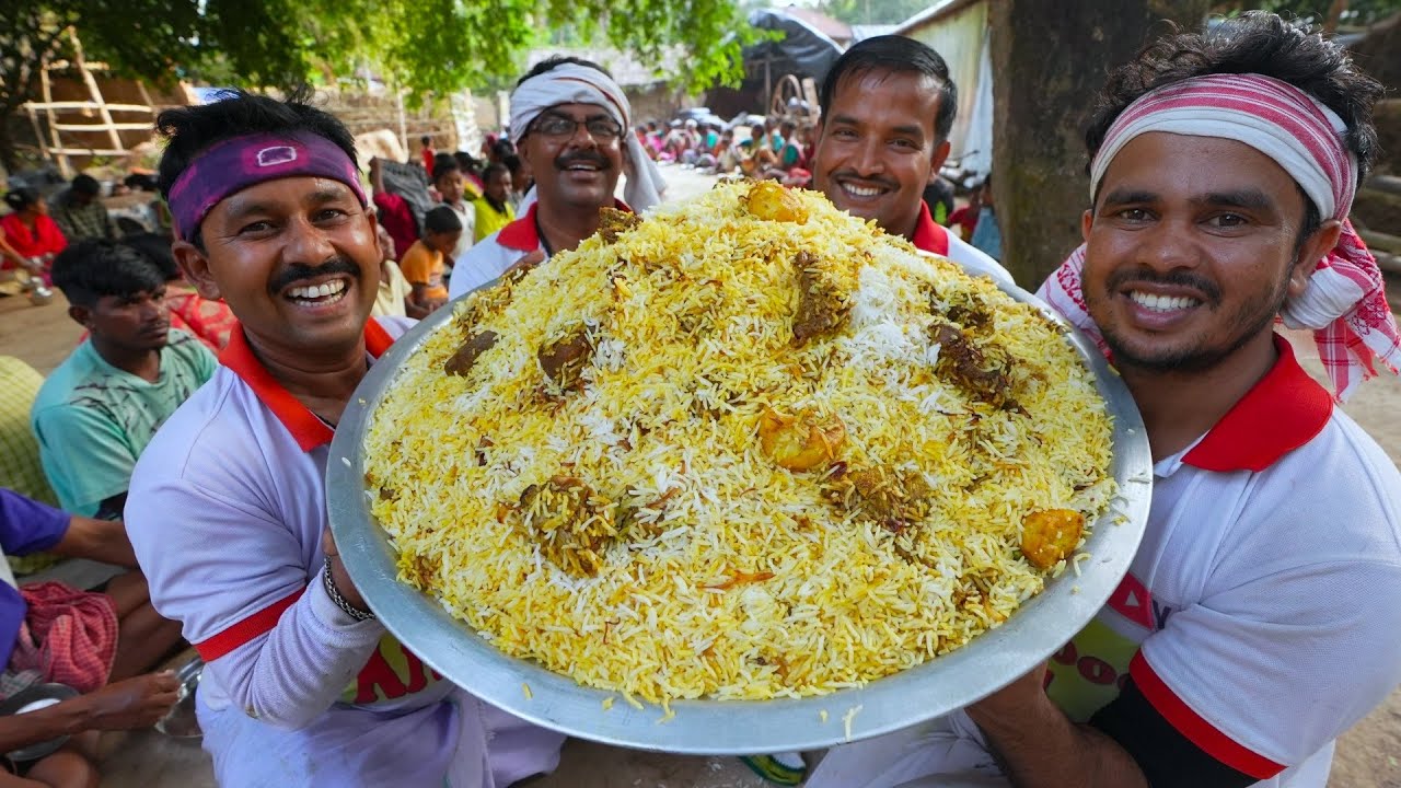 Special Mutton Biryani & Chicken Chap Recipe cooking for village people | villfood Kitchen