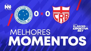 Veja os melhores momentos COMPLETO do jogo entre CRUZEIRO-AL X CRB - COPA ALAGOAS 2026