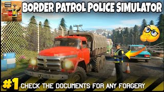 Border patrol police simulator  officer😍 gameplay video Android iOS screenshot 1