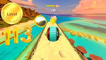 A Awesome Gameplay Going Balls Rolling Game Super Speed Level -113 Android Gameplay