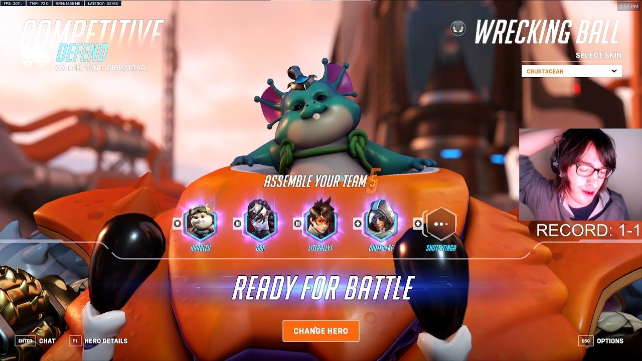 IS HAMMOND STRONG?! HUGE WRECKING BALL BUFF! POTG! HARBLEU HAMMOND GAMEPLAY OVERWATCH 2