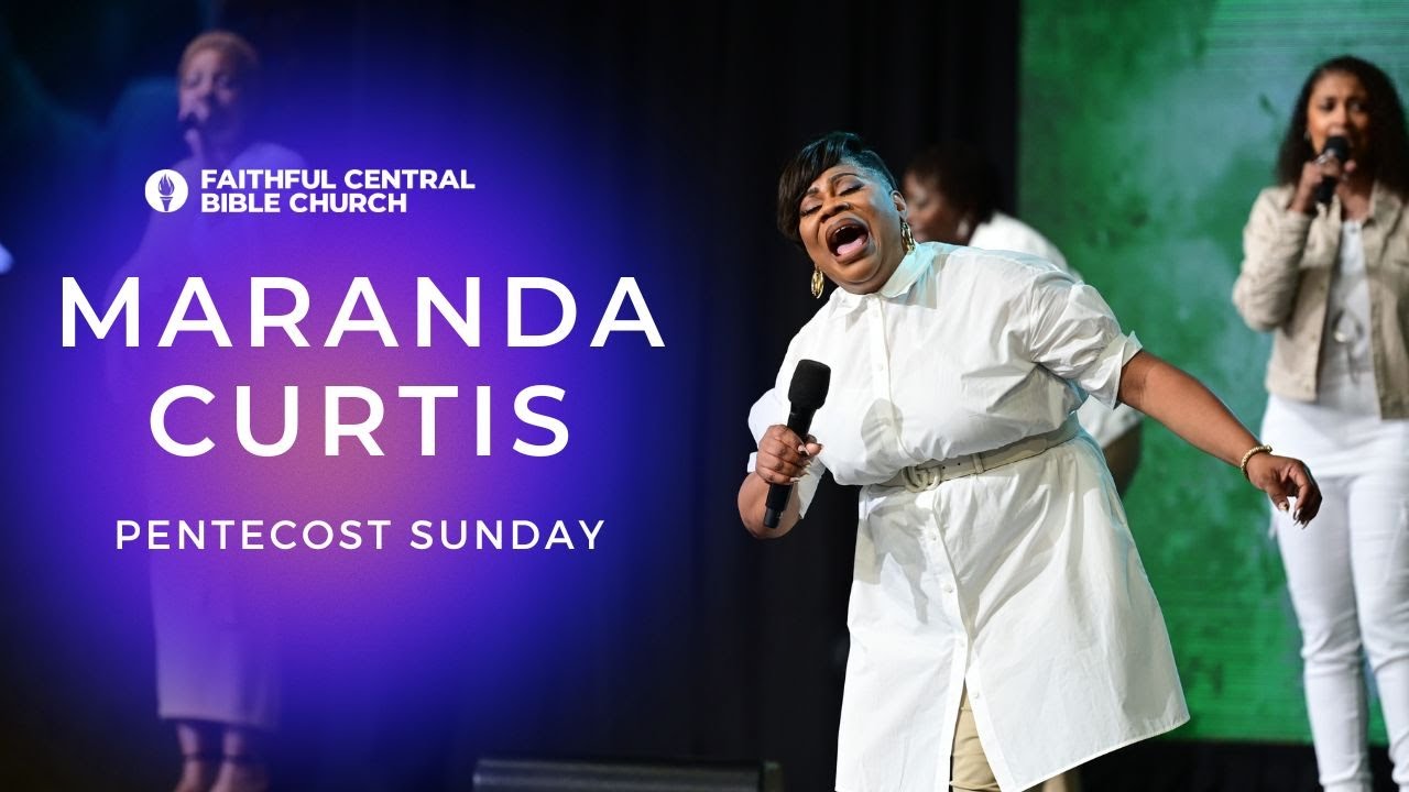Maranda Curtis leads Worship on Pentecost Sunday