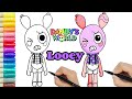 How to Draw Looey from Dandy's World Step by Step