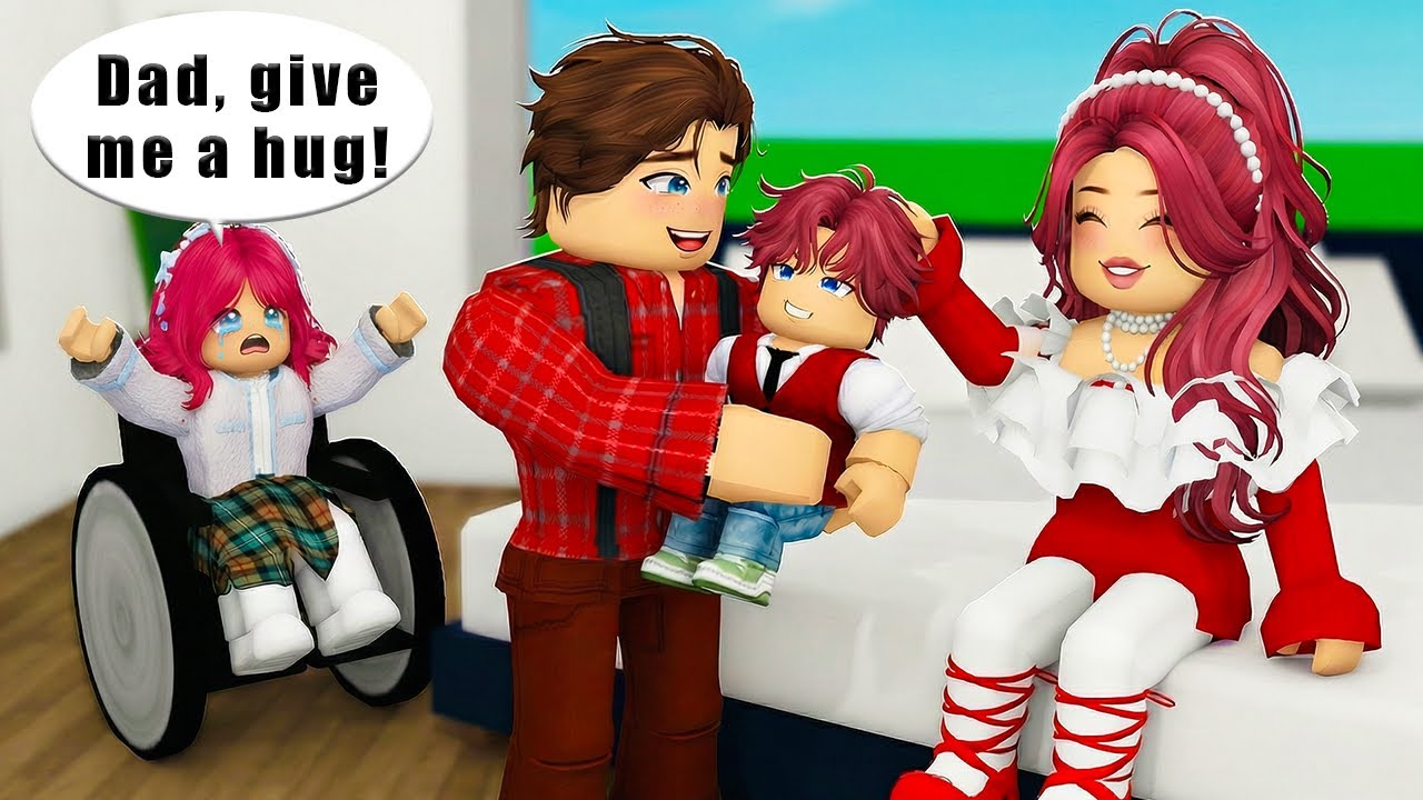 MOM DOESN'T LOVE ME Because I'm A DISABLED GIRL!| ✨ Roblox Story✨