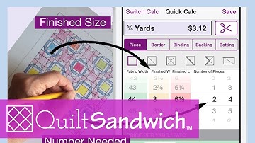 Turn your design into reality using QuiltSandwich