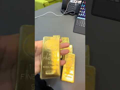 ۶ کیلو شمش طلای ۲۴ عیار ۹۹۵ شرکتی تجاری توکنیکو