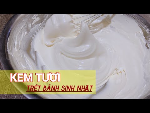 KEM TƯƠI SIRO ĐƯỜNG TRÉT BÁNH KEM SINH NHẬT #6 | HOA RÉ | MẸO VẶT TẠI NHÀ | Foci