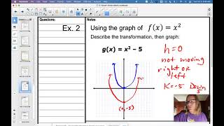 VIDEO 5.1: Using Transformations to Graph Quadratic Functions