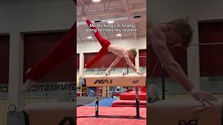 I Really Thought I Had it 😭💀 #gymnastics #gymnast #olympics #olympic #fail #fails #pommelhorse