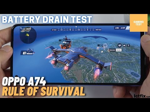 Oppo A74 test game Rules Of Survival Ros | Snapdragon 662, 8GB RAM