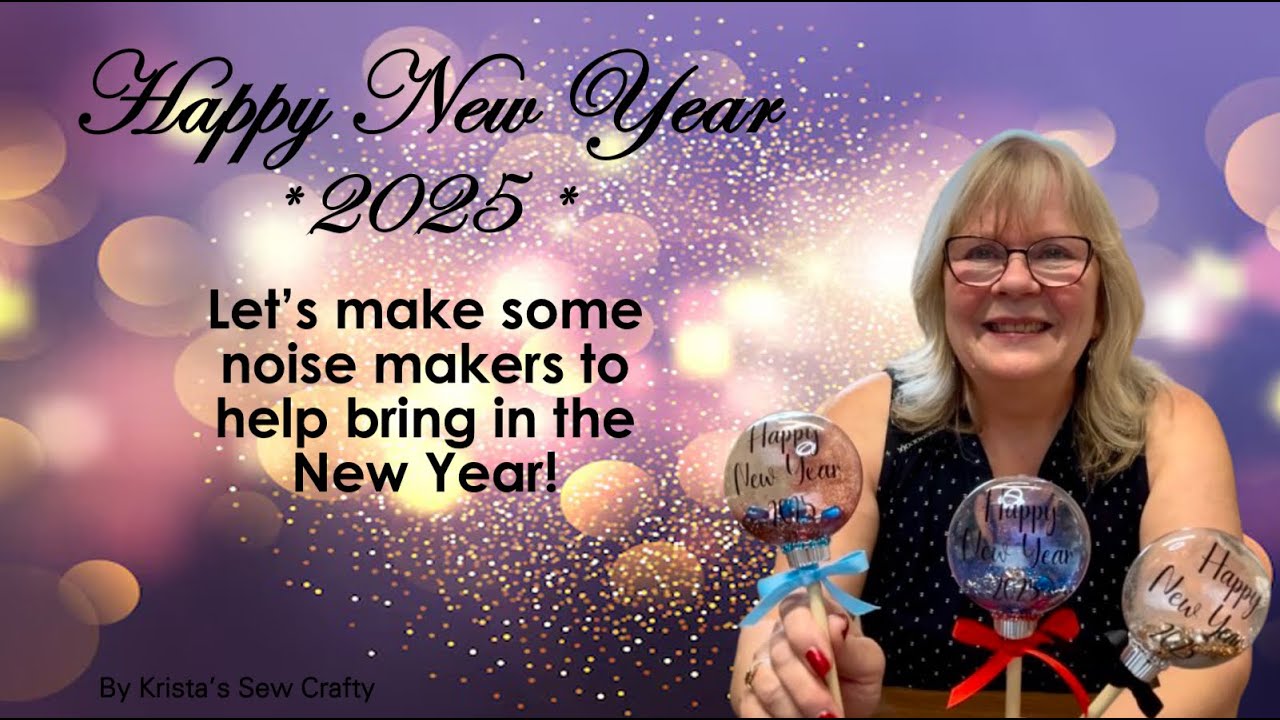 New Year’s Eve Noise Makers / Such a great project to make 