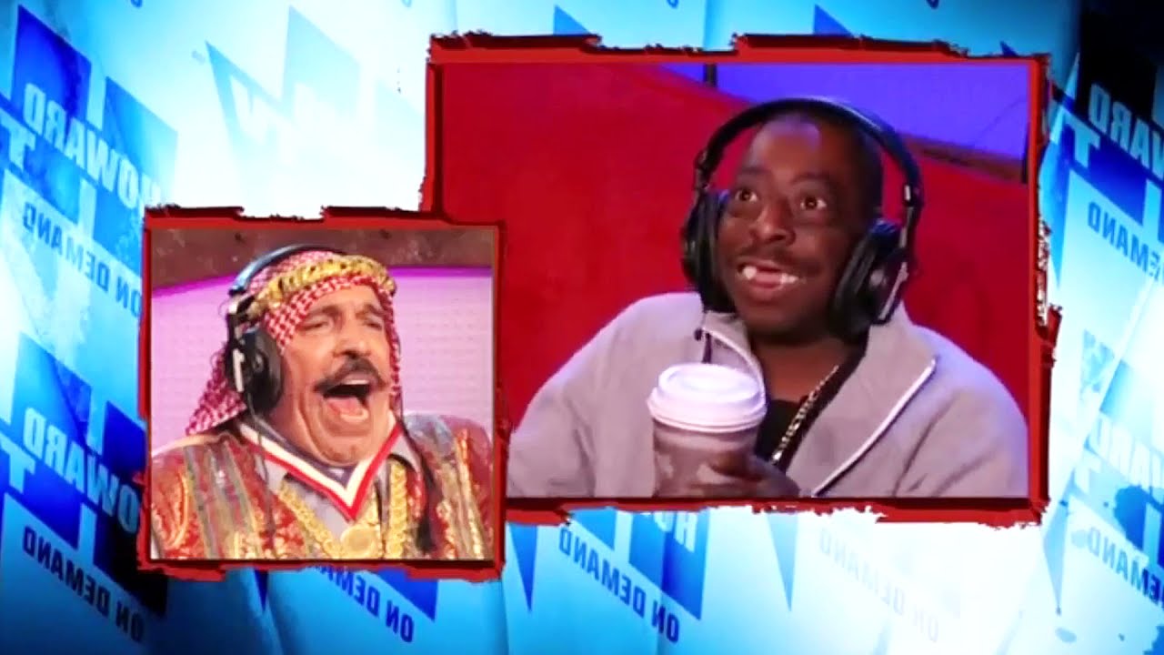 Beetlejuice vs. Iron Sheik. Howard stern TV *LEGENDARY* full SEGMENT