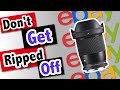 How to get CHEAP camera gear on EBAY, and not get ripped off.
