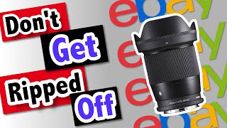 How to get CHEAP camera gear on EBAY, and not get ripped off.