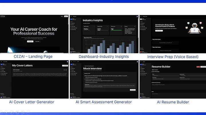 Team CezAI - Gen Al Exchange Hackathon | CEZAI | Student | Personalized Career and Skills Advisor