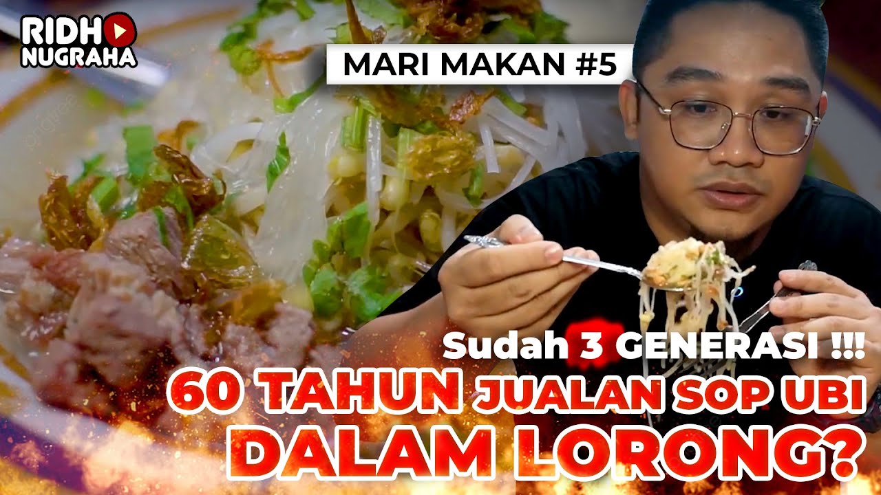 SOP UBI PERTAMA DI MAKASSAR? SUDAH MENJUAL 60 TAHUN DALAM LORONG !! | MARI MAKAN #5 | RIDHO NUGRAHA