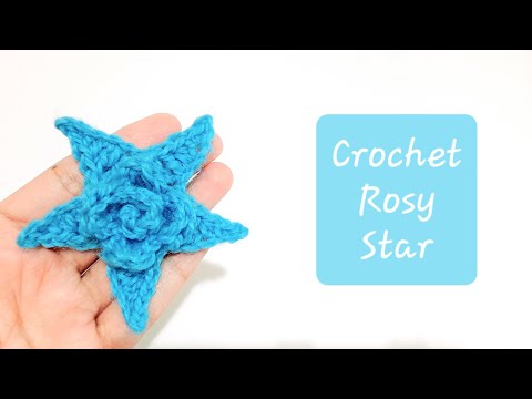 Crochet Rosy Star | Crochet With Samra 