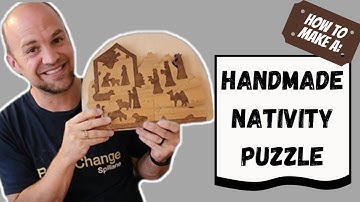Making a Wooden Nativity Puzzle (DIY Christmas Gift Idea)