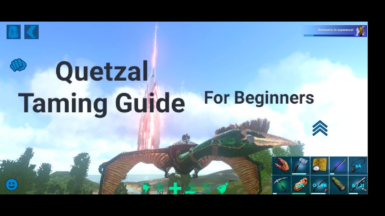 "QUETZAL TAMING FOR BEGINNERS" [ARK: Survival Evolved Mobile]