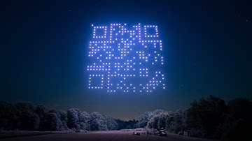 QR Code with Drones | Firefly Drone Show