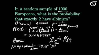 Différence entre la distribution binomiale et la distribution de Poisson