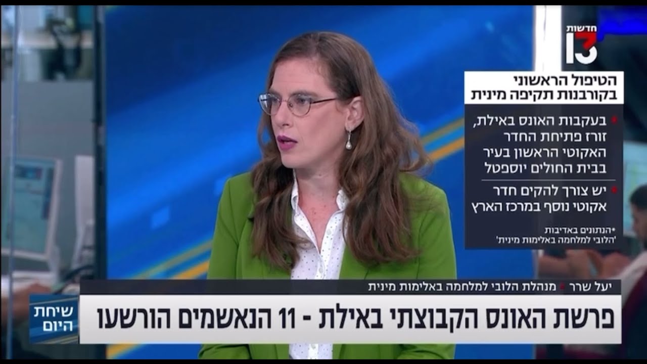 מנהלת הלובי למלחמה באלימות מינית יעל שרר | שיחת היום עם לוסי אהריש, 28. ...