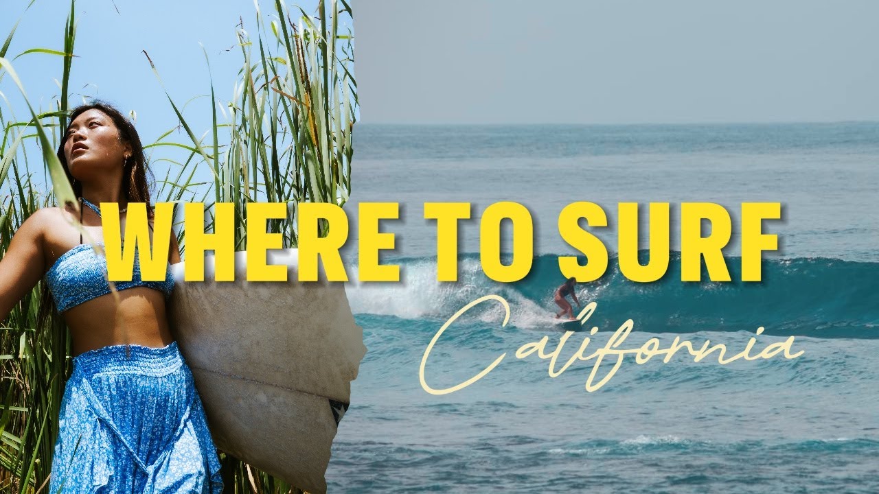 Best place to surf in California Summer Time 🏄‍♀️ beginner to