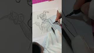 Harley Quinn Cel Work - Day 9 Practice #artstudio #animation