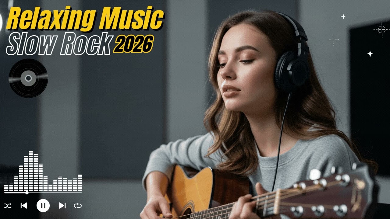 Chill Slow Rock Playlist for Work, Study, and Night Driving