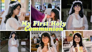 My First Holy Communion | Ang Saya nagkita kita na kami | Zianahxzamarah