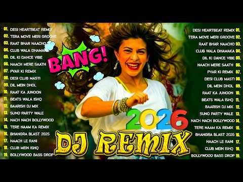 💃 Top Bollywood Dance Hits 2026 🎉 Nonstop Hindi Party DJ Mashup | Viral Remix