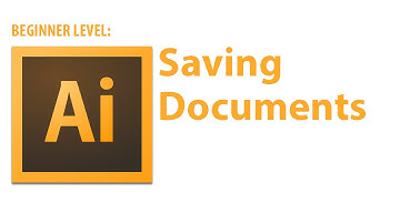 Illustrator Tutorial: Saving Documents