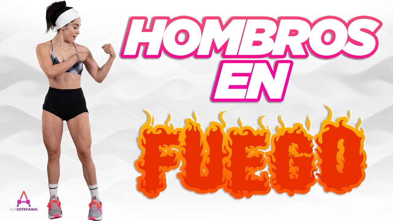 Hombros estéticos🔥😍 entrenamiento tiempo real! casa o gym