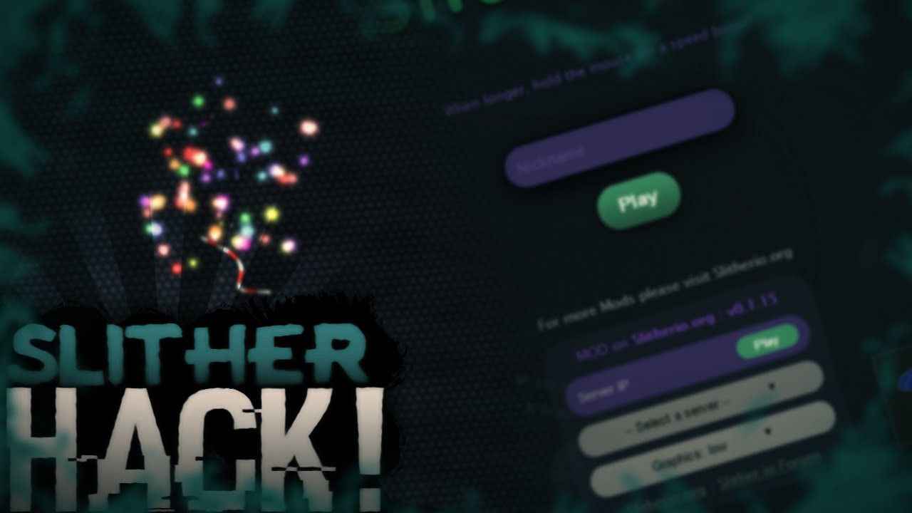 SLITHER.IO | First EVER HACK on SLITHER // SLITHER HACKED Gameplay!