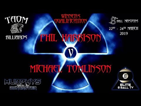 elite fitness Phil Harrison v Michael Tomlinson - TAOM 8 Ball Masters