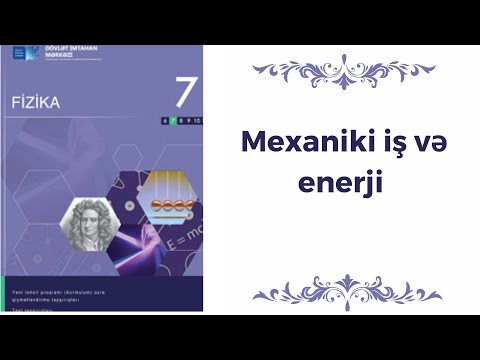 Bölmə 3. Mexaniki iş ve enerji D variantı 7-ci sinif dim testi