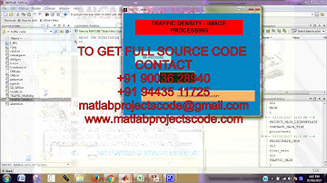 Matlab code for Smart traffic control system with application of image processing techniques