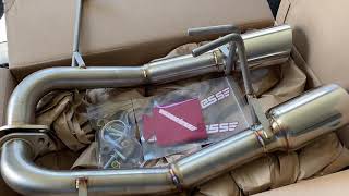 Nameless Performance axleback exhaust on Subaru Forester SH 2009 - Before & After (muffler delete)
