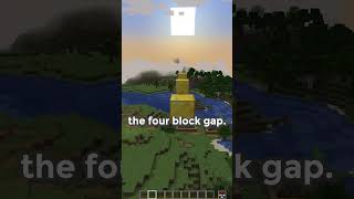 How to make a 4 block jump every time in Minecraft #minecraft #parkour