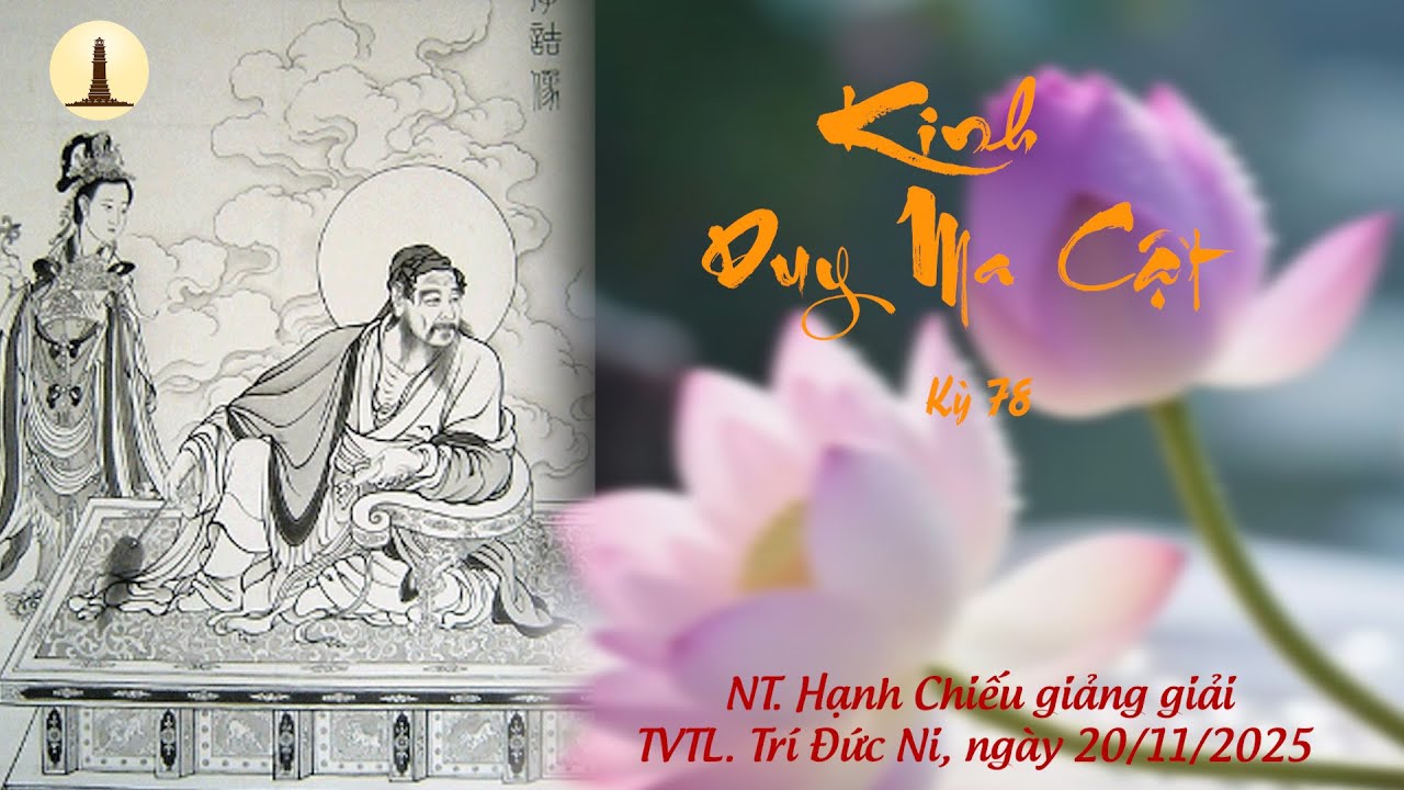 78. NT. Hạnh Chiếu giảng giải phẩm Phật Đạo P. 01- Kinh Duy Ma Cật, ngày 20/11/2025