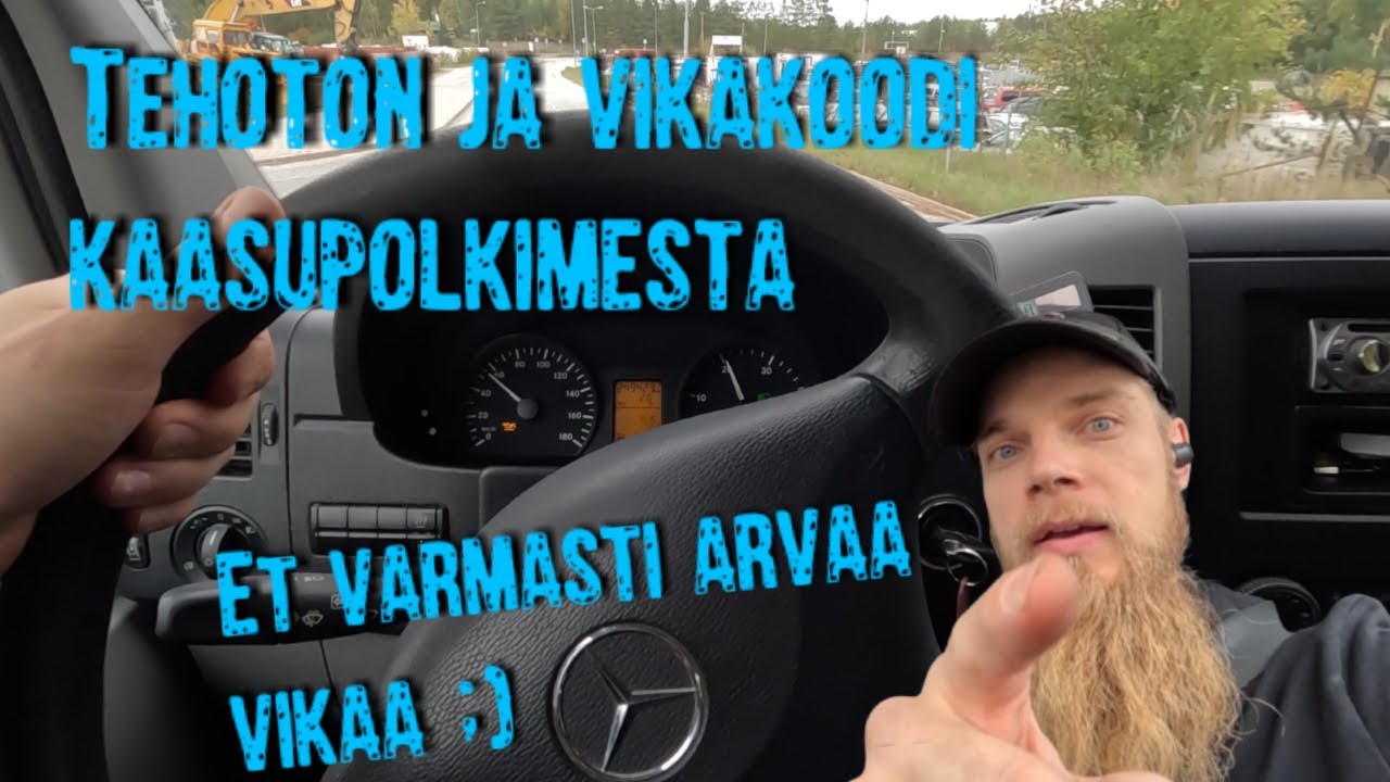 Tehoton Sprinter. Yllättävällä vialla! Miksi vikakoodi ei ole diagnoosi?