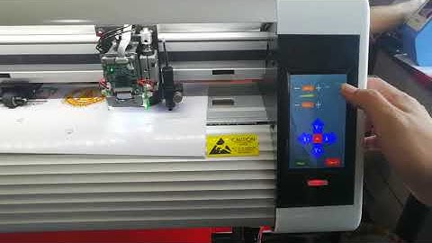 CCD camera cutting plotter with full touch screen
