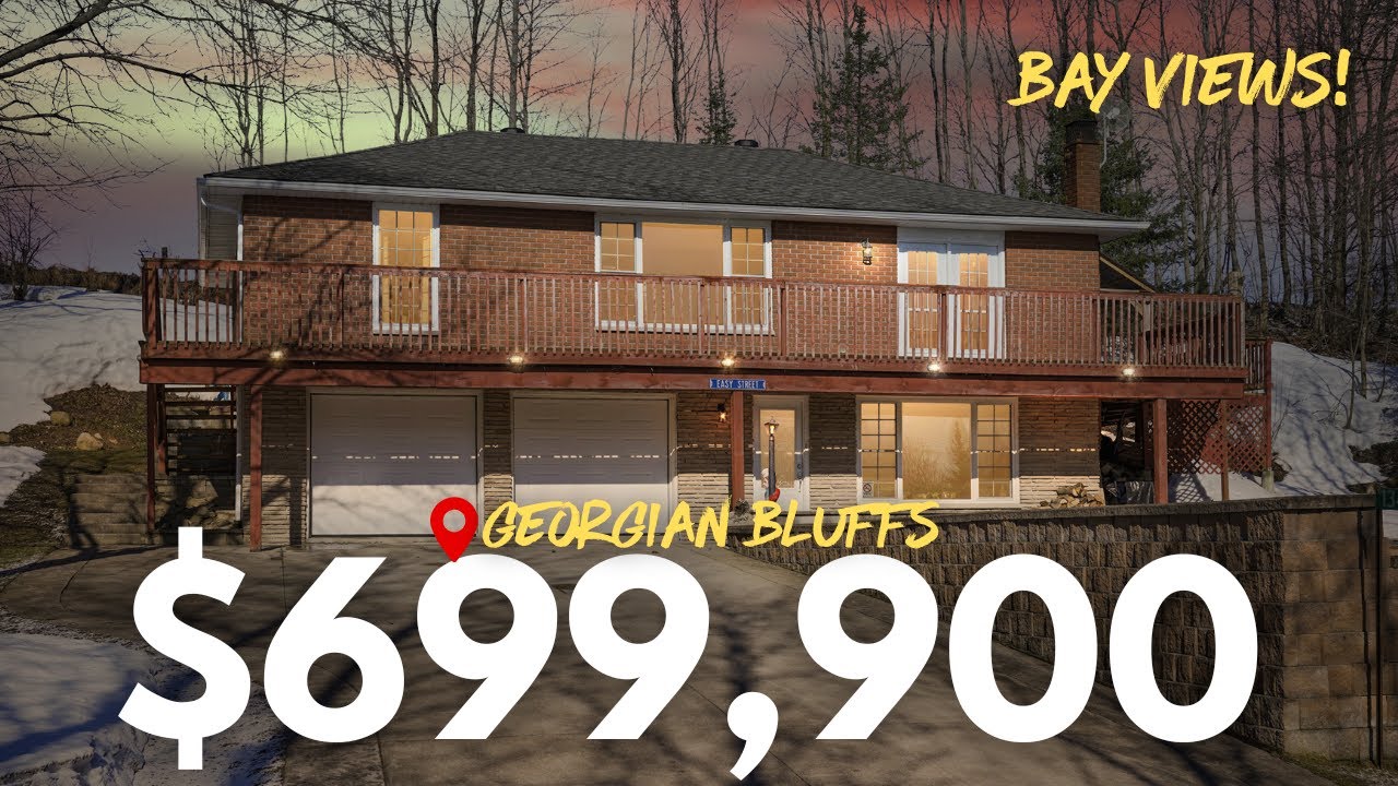 Inside a $699,900 two-storey home with beautiful views of Georgian Bay!