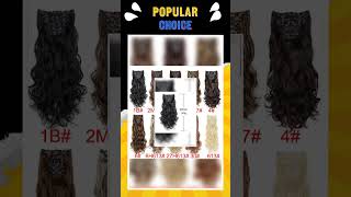 24" Long Curly Clip-In Hair Extensions – Soft, Ombre &amp; Heat-Resistant