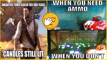 Funniest Examples Of Video Game Logic Fails Part 2 😂😂😂