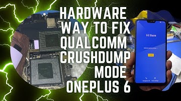 Oneplus 6 & 6t Qualcomm Crashdump mode Solution in hardware #youtube  #dumcrushmod
