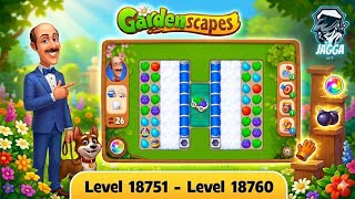 Gardenscapes ( Level 18751 - Level 18760 ) - All Puzzles - Satisfying Gameplay screenshot 5